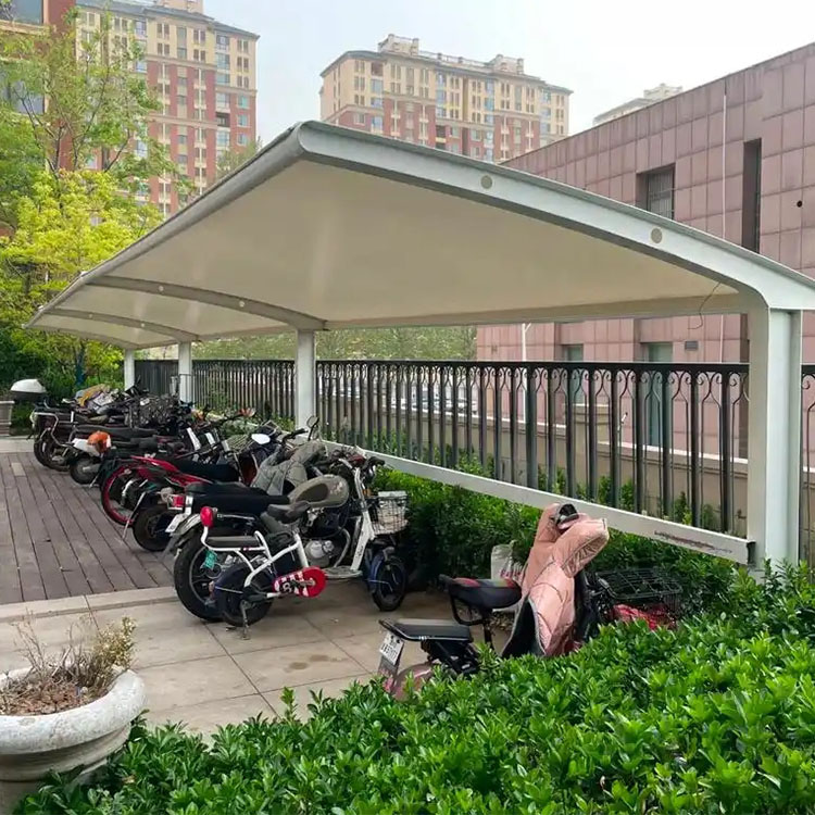 邢台膜结构电动车棚